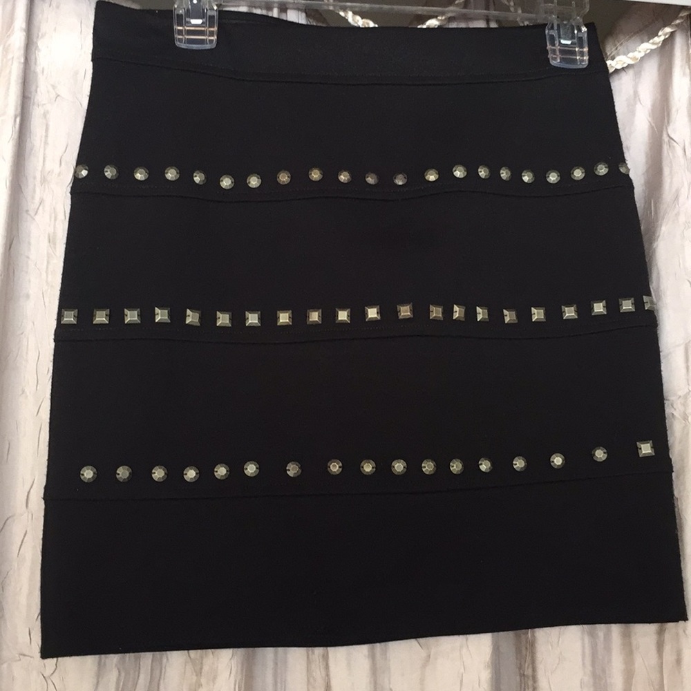 Mini skirt with studs